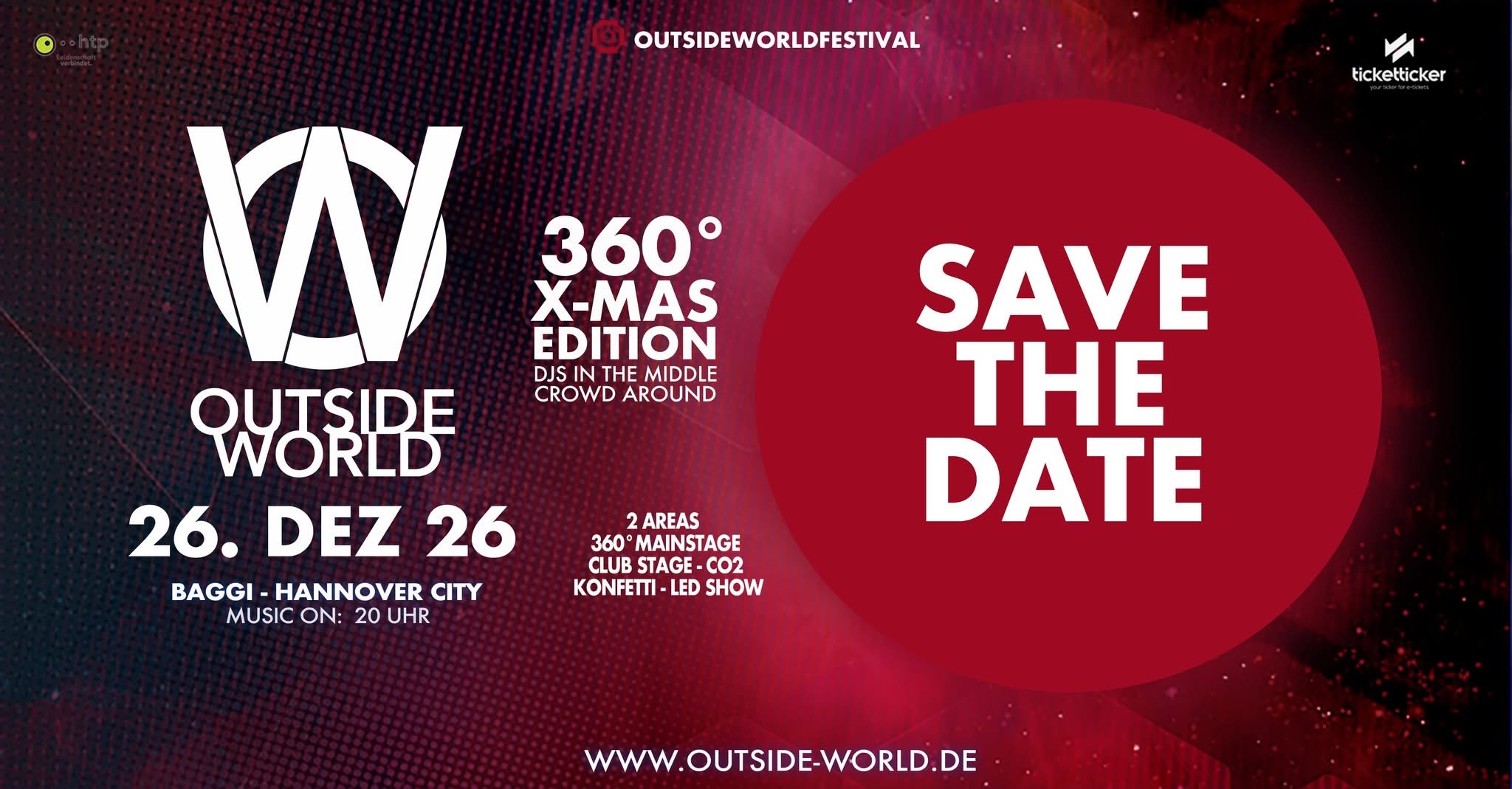 OUTSIDE WORLD FESTIVAL - X-MAS RAVE Flyer