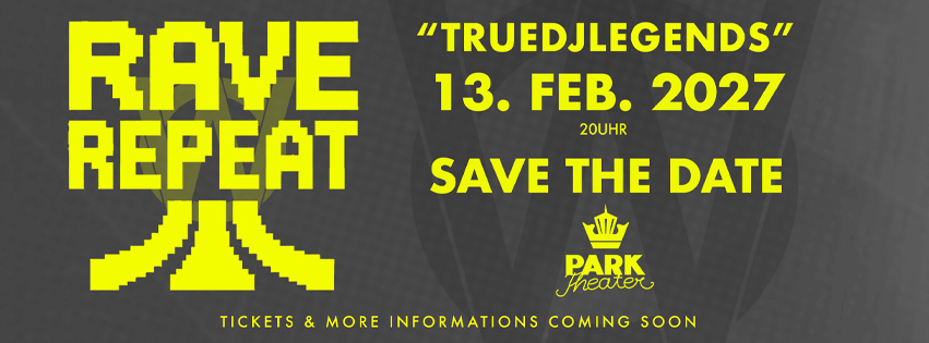 RAVE REPEAT Parktheater Kempten Flyer