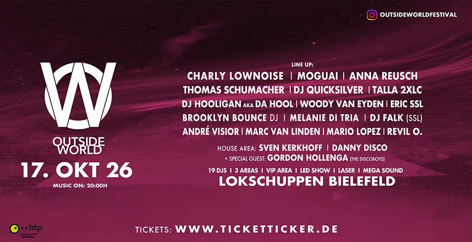 OUTSIDE WORLD FESTIVAL 2026 - BIELEFELD Flyer